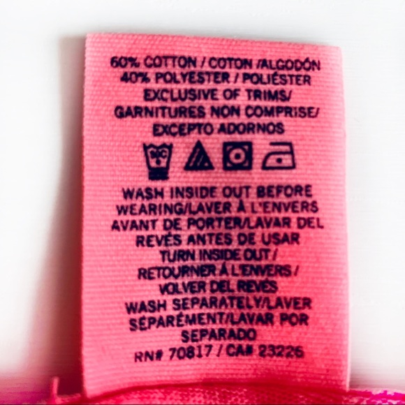 PINK Victoria’s Secret Short Sleeve Cropped Top SP - Picture 6 of 6